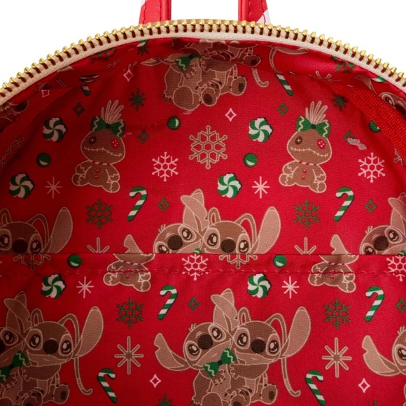 NWT Stitch Gingerbread Mini Backpack - Picture 3 of 3